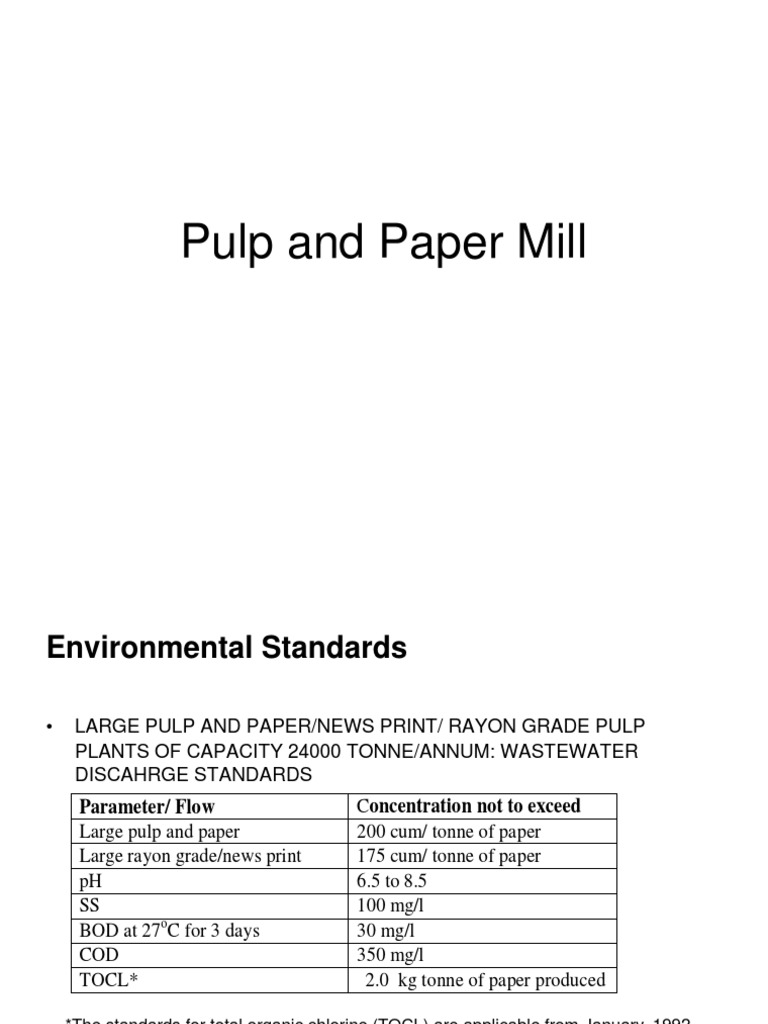 14 Pulp and Paper | PDF | Pulp (Paper) | Sewage Treatment