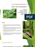 Agr 204 Insect Pest Management