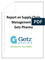 Supply Chain Management of Getz Pharma