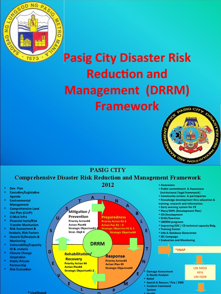 Pasig City DRRM Framework Overview | PDF | Disaster Risk Reduction ...