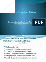 Chapter Nine: Communicating Customer Value: Integrated Marketing Communications Strategy