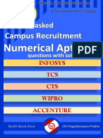 Campus Recruitment: Numerical Aptitude