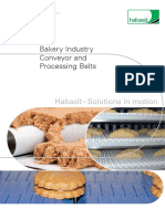 Bakery Industry Conveyor and Processing Belts: Habasit - Solutions in Motion