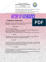 History of Mathematics (Group 5)