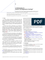 E155-14 Standard Reference Radiographs For Inspection of Aluminum and Magnesium Castings PDF