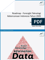 Roadmap Foresight Teknologi Kebencanaan Indonesia Tahun 2045