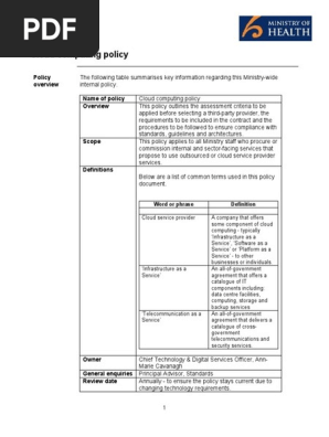 Cloud Computing Policy Jun17