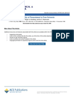 Paracetamol Solubility in Various Solvents