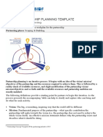 Partnership Planning Template: Tool 4