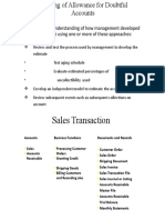 Auditing of Allowance For Doubtful Accounts