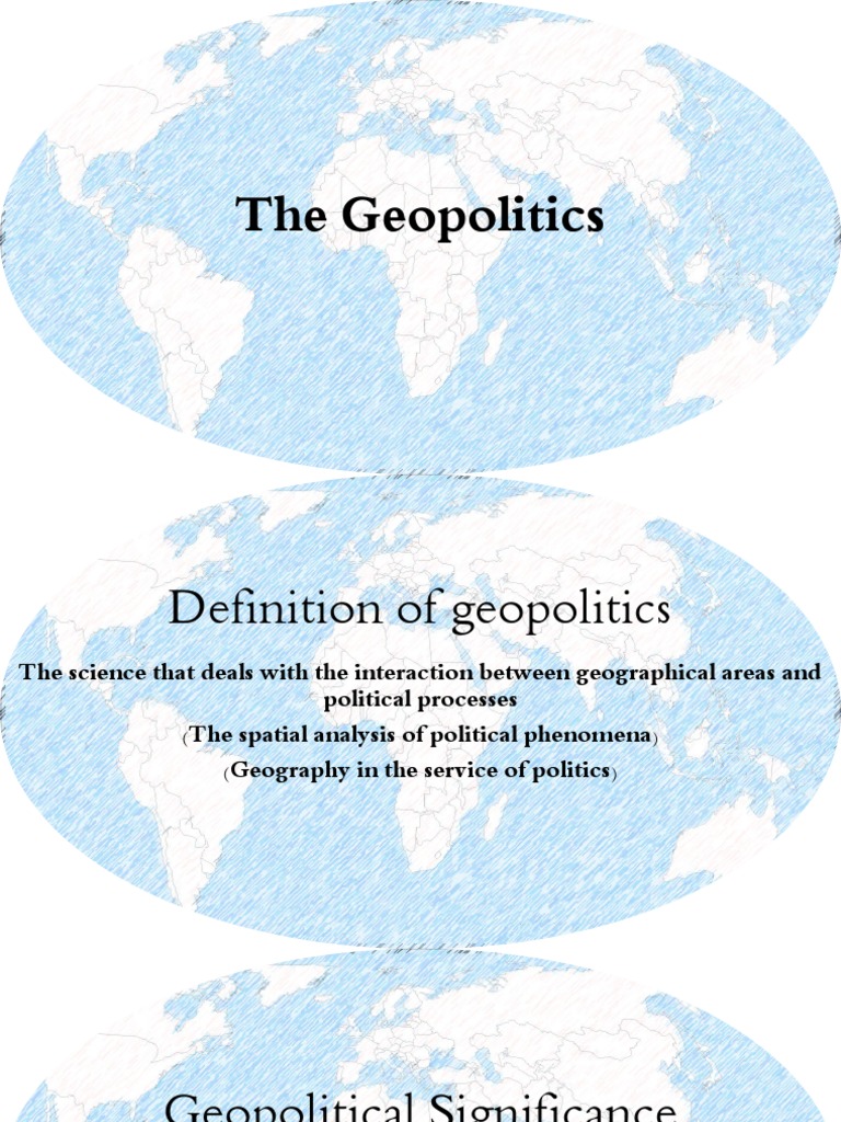Understanding Geopolitics Defined | PDF