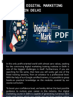 Advance Digital Marketing Course in Delhi
