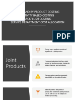 (AFAR) (P02) - Joint and By-Product, ABC, Backflush, and Service Department Cost Allocation