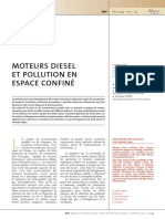 ND2239 Moteurs Diesel Et Polution en Espace Confiné