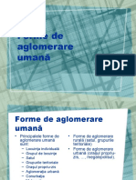 Forme de Aglomerare Umana