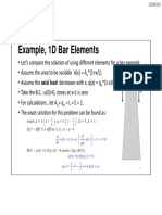 Example, 1D Bar Elements