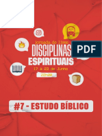 DISCIPLINA ESPIRITUAL - ESTUDO - #7