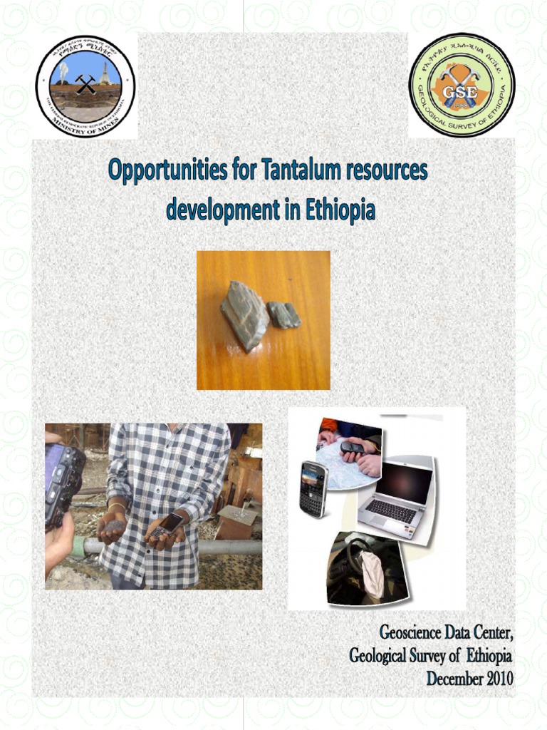 Tantalum Potential OF Ethiopia PDF PDF Materials Science