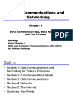 Data Communications, Data Networks, and The Internet