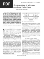 On The Implementation of Minimum Redundancy Prefix Codes: Alistair Moffat and Andrew Turpin