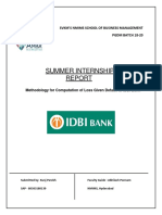 Idbi Credit Risk Management