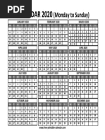 2020-2021 MNPS+District Calendar | PDF | Educational Institutions | Schools