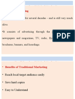 Traditional and Digital Marketing