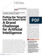 Putting The Smarts' Into The Smart Grid:: A Grand Challenge For Artificial Intelligence