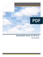 386684707 MatrikonOPC Server for GE PLCs User Manual