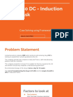 180 DC - Induction Task: Case Solving Using Frameworks