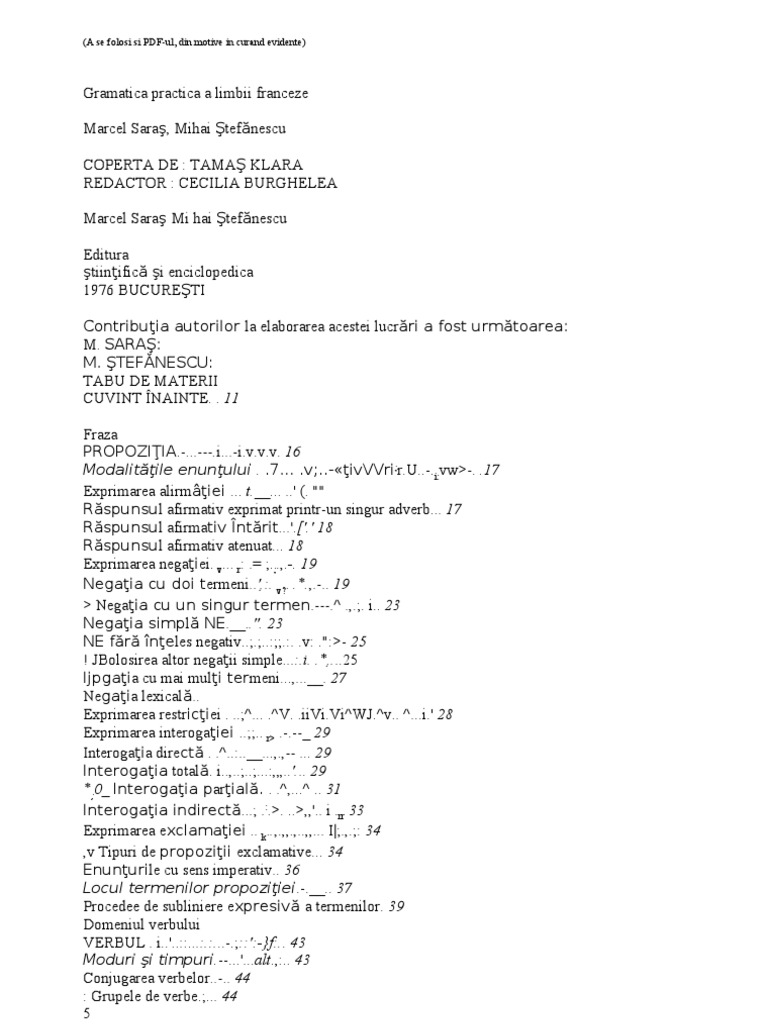 Gramatica Practica A Limbii Franceze Pdf