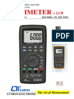 Multimeter: ISO-9001, CE, IEC1010