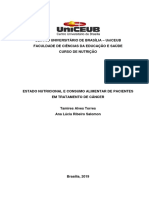 Consumo Alimentar de Pacientes Com Câncer