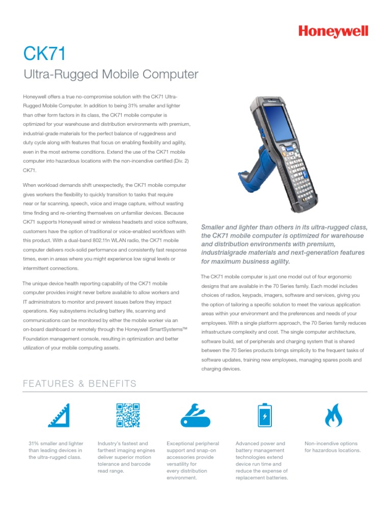 Ultra-Rugged Mobile Computer: Features & Benefits | PDF | Wi Fi ...