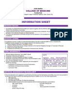 College of Medicine Information Sheet Upd 04.26.19