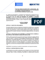 Reglamento Operativo Fse Linea Pensiones Familias Jardines y Colegios Privados