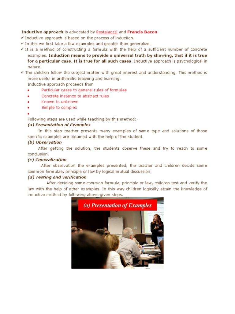Inductive Reasoning in Education Methods | PDF | Inductive Reasoning ...