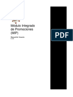 MIP - Modulo Integrado de Promociones Version 4.0.1 Manual de Usuario