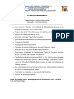 Requisitos Licencia Actividades Económicas Local Municipio Sucre