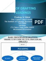 Art of Drafting Pleadings: Pradeep. K Mittal