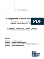 Pancreatitis Guideline