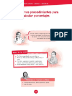 Procedimientos para Calcular Porcentajes - PDF