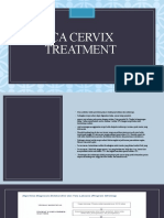 CA CERVIX TREATMENT