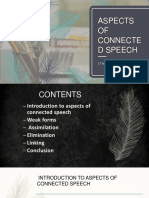 14 Aspects of Connected Speech