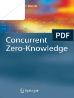 Alon Rosen - Concurrent Zero Knowledge - (With Additional Background by Oded Goldreich) - NY (1980) PDF