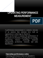 Operational Performance Measurement