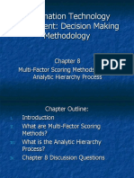 Information Technology Investment: Decision Making Methodology