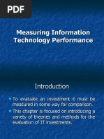 Measuring Information Technology Performance