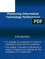 Measuring Information Technology Performance