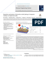 Deposition Mechanism of Electroless Nickel Plating of Composite Coatings On MG Alloy